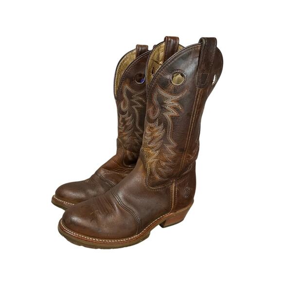 Double H Western Gel Ice Buckaroo Cowboy Boots DH5159 Women's 9 M Made in USA - Picture 1 of 7